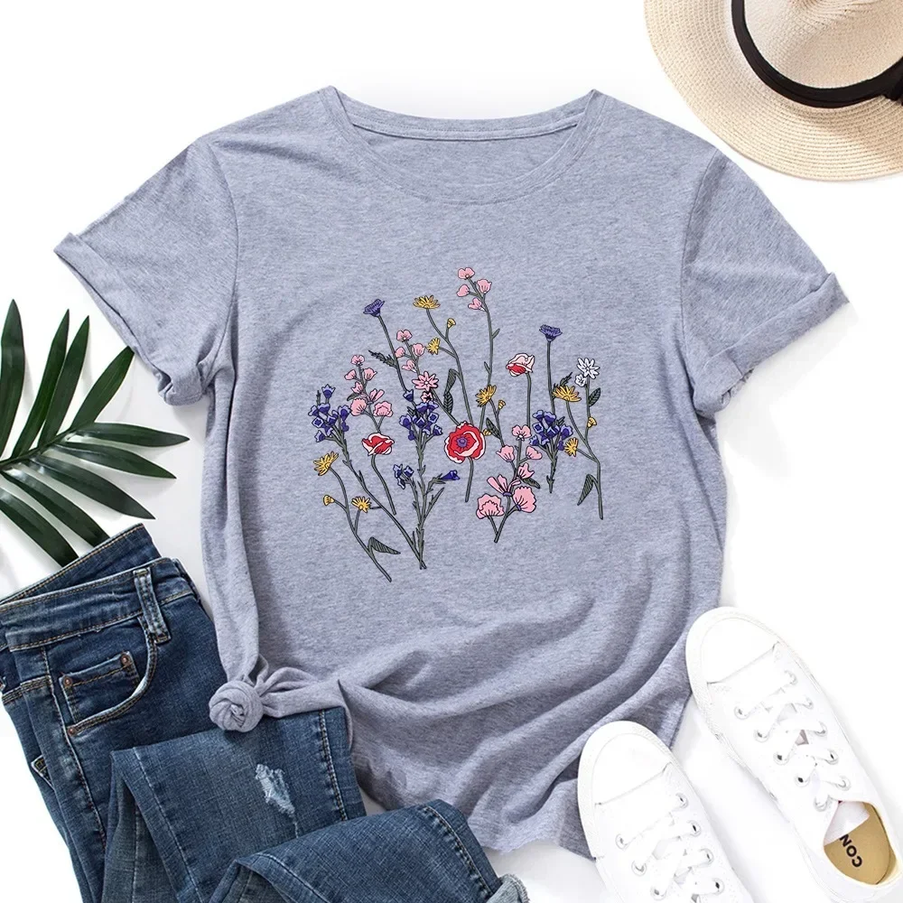Oversized Women's T-shirt Graphic T Shirt Women Short Sleeve Tee Top Summer Cotton Female Tshirt Harajuku Woman Clothing 2