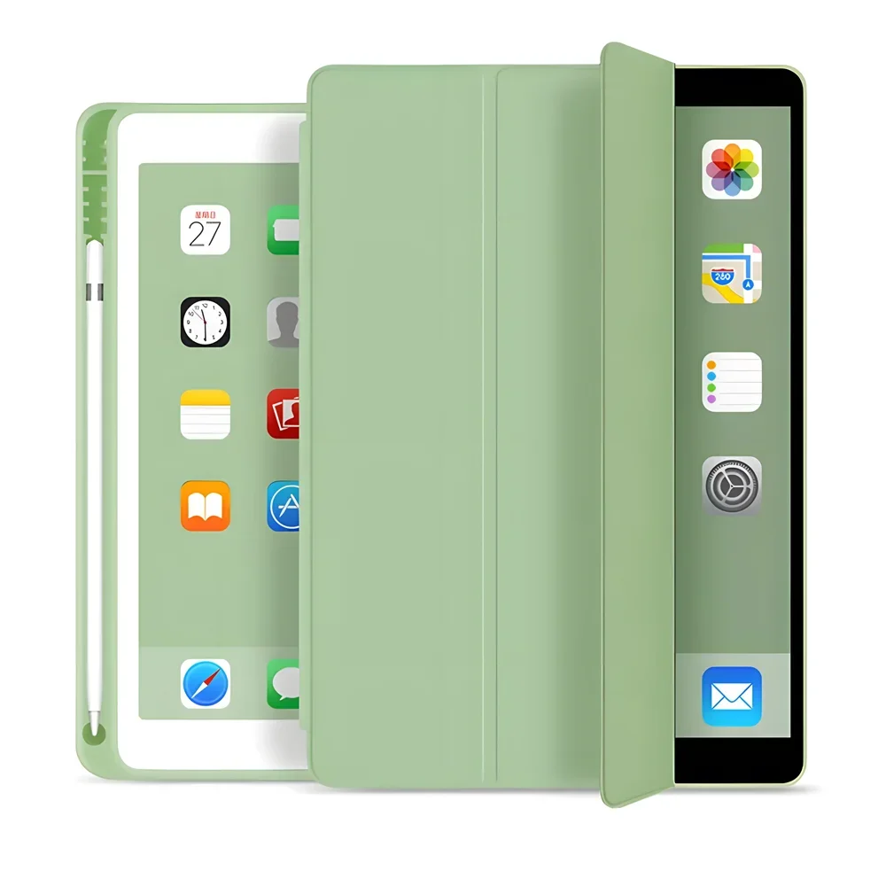 Premium iPad Case with Pencil Holder and Protective Cover