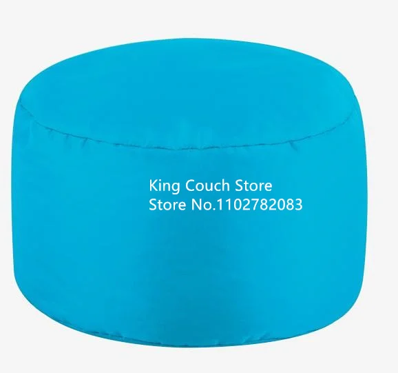 Foot rest relaxing folding furniture round footstool makeup stools polyester sofa ottoman modern pouf chair