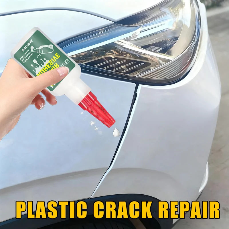 Automotive Plastic Adhesive - Car Bumper Repair, Strong Bond, Flexible, Easy to Apply, Weatherproof, Quick-Drying, 20ml - 3