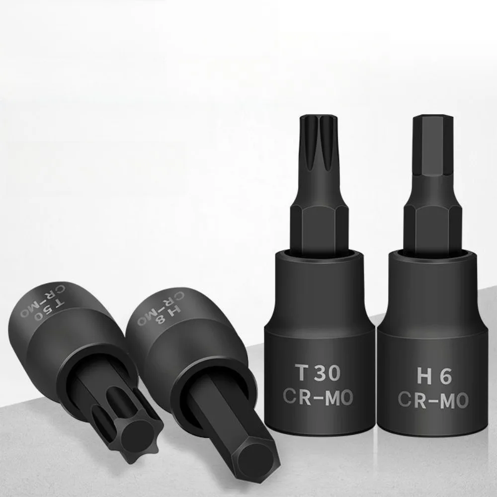 3/8-Zoll-Torx-Schraubendreher-Bits, 3/8-Zoll-Stecknuss-Handwerkzeuge T20 T25 T27 T30 T40 T45 T47 T50 T55 T60 – Detail 6