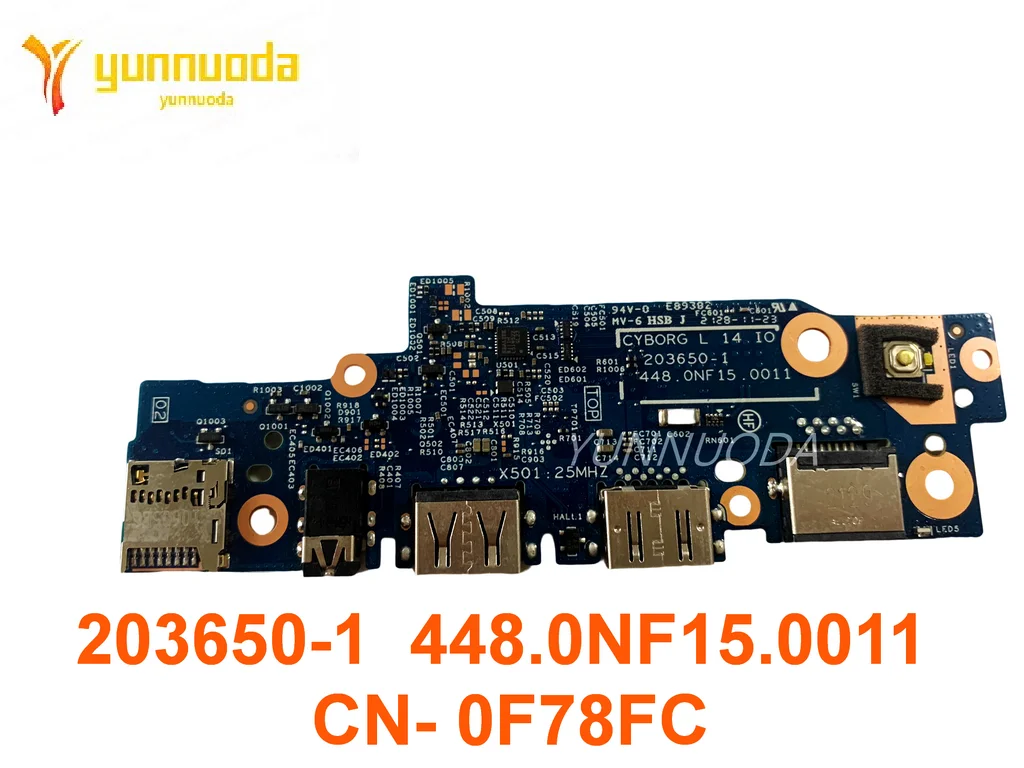 Original para Dell 2036501 448.0nf15. 0011 Cn0f78fc Placa de Áudio Usb Testado Bom