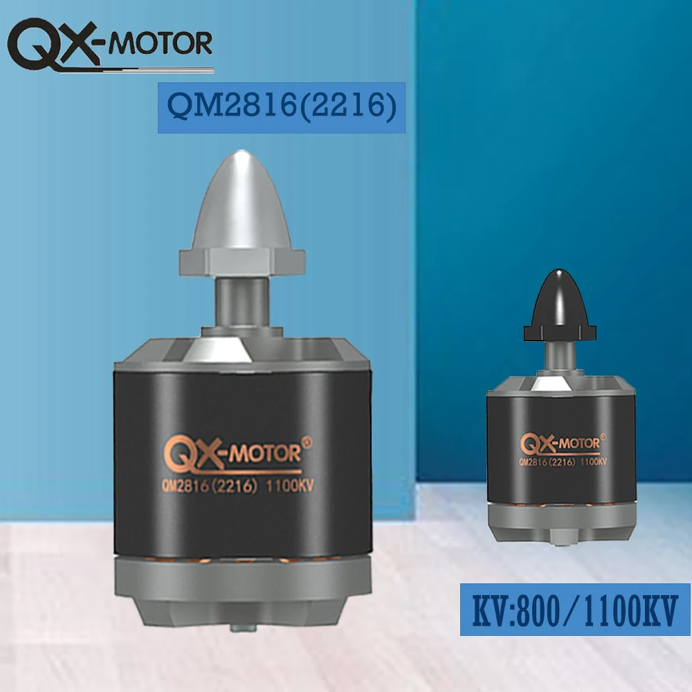 

QX-MOTOR бесщеточный двигатель QM2816 800KV 1100KV CW CCW 2216 подходит для пропеллера 1045 для многовинтового квадрокоптера
