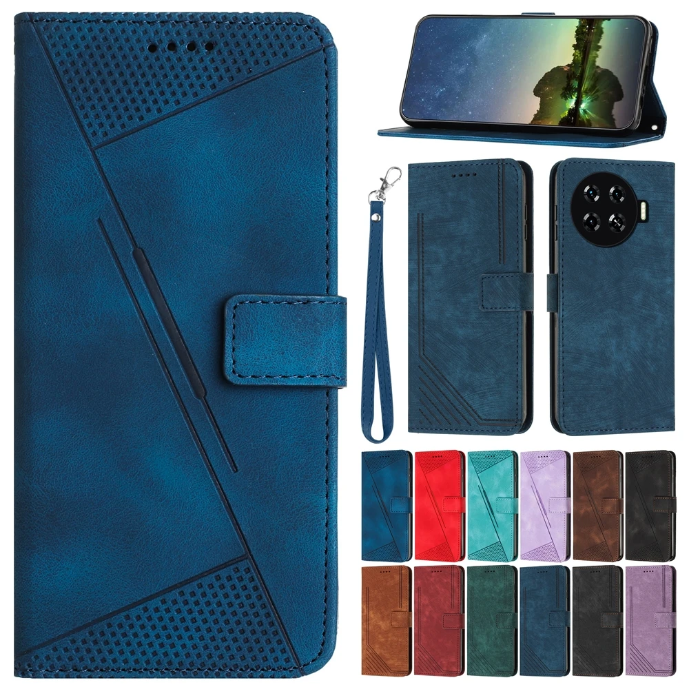 Custodia A Portafoglio Flip Stand Per Tecno Pova 5 Neo 3 Camon 20 Premier Spark 20 Pro Plus 20C Hot 40I 40 Zero 30 Custodia Protettiva In Pelle