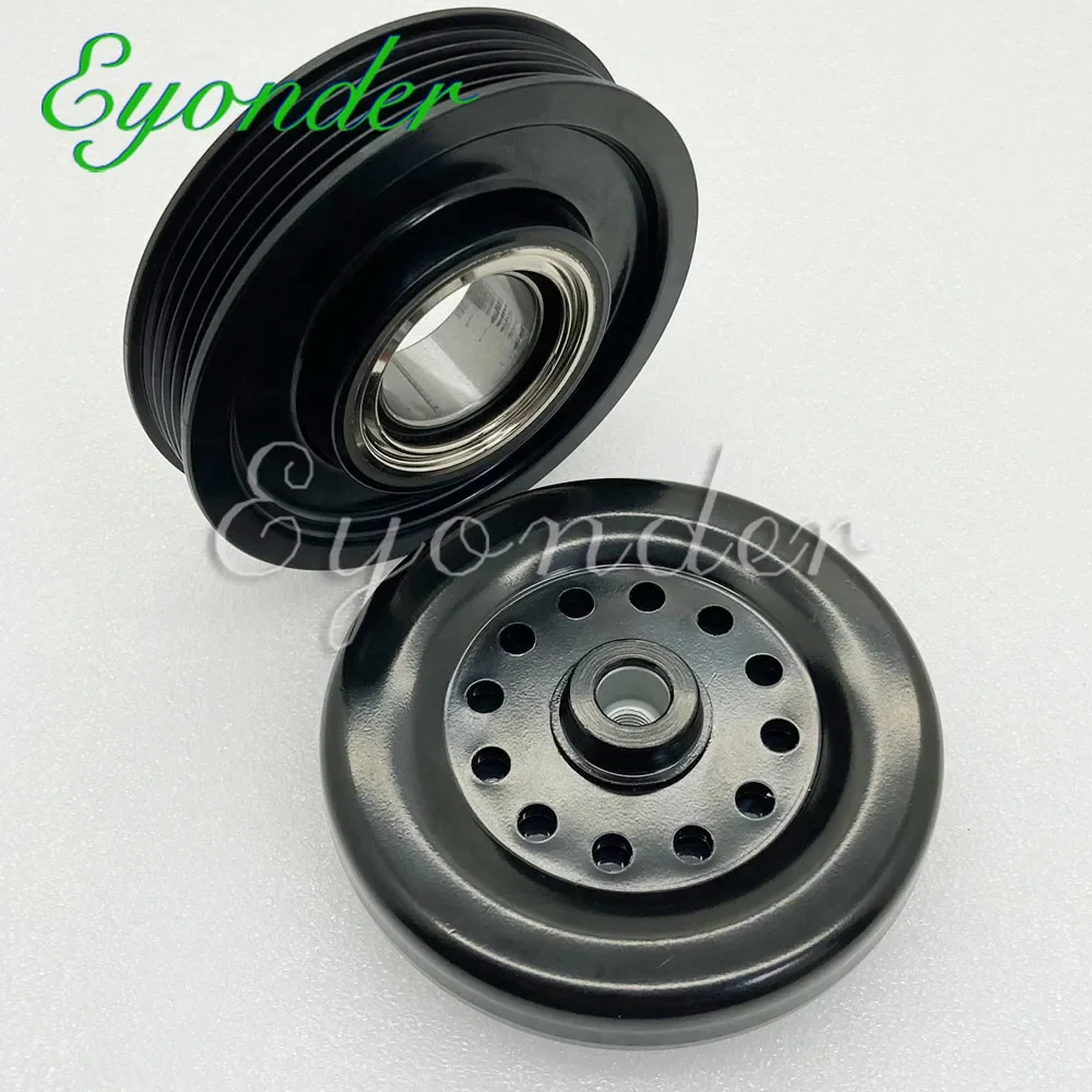 A/C AC Compressor Clutch Pulley 5SL12C for VAUXHALL OPEL CORSA D 1.0 1.2 1.4 6854091 55701200 93190812 6854102 DCP20021 ac magnetic clutch