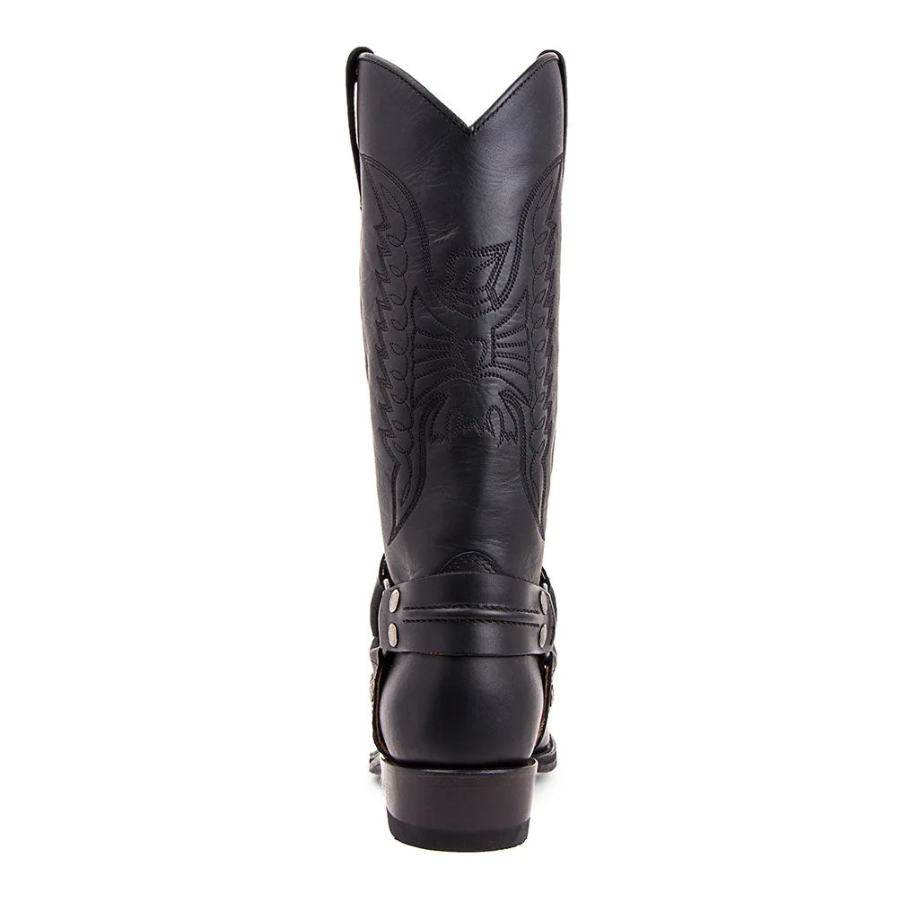 New Men's Shoes Plus Size40-48 Men's Boots Riveted Vintage Boots Cowboy Boot Embroidered High Heels Western Boots for Men