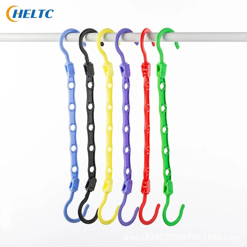 5Hole Space Saving Storage Hangers Multifunction Plastic Clothes Racks Rotary Organizer Hangers Magic Closet Wardrobe Organizer 4