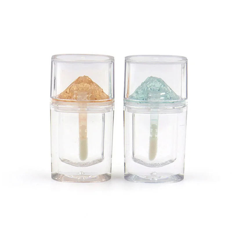 

Empty 3.5ml Volcano Shape Clear Transprent Lipstick Bottle Lip Gloss Tube Cosmetic Container Bottle 24pcs