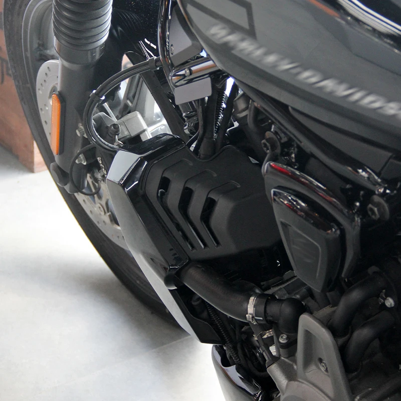-Later Nightster975 motorcycle frame & body parts Fan Radiator Cover Hot Cooling Air Deflector Spoiler Guard Fit RH975