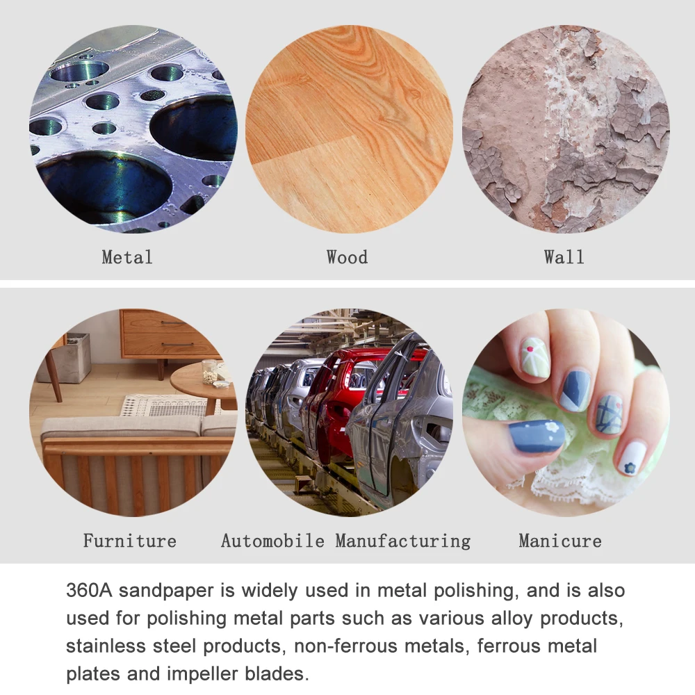 Hook and Loop Sanding Paper Professional Aluminum Oxide Wet & Dry Polishing for Wood Metal Paint Finishing 5/10Pcs 5 Inch sandpaper set,polish sand paper,sandpaper tools