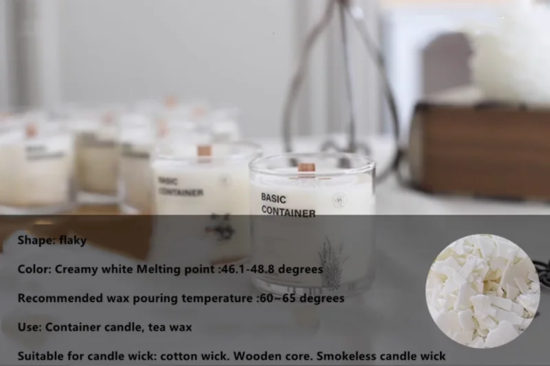 100g slice shape American soy wax 464 candle making kit DIY