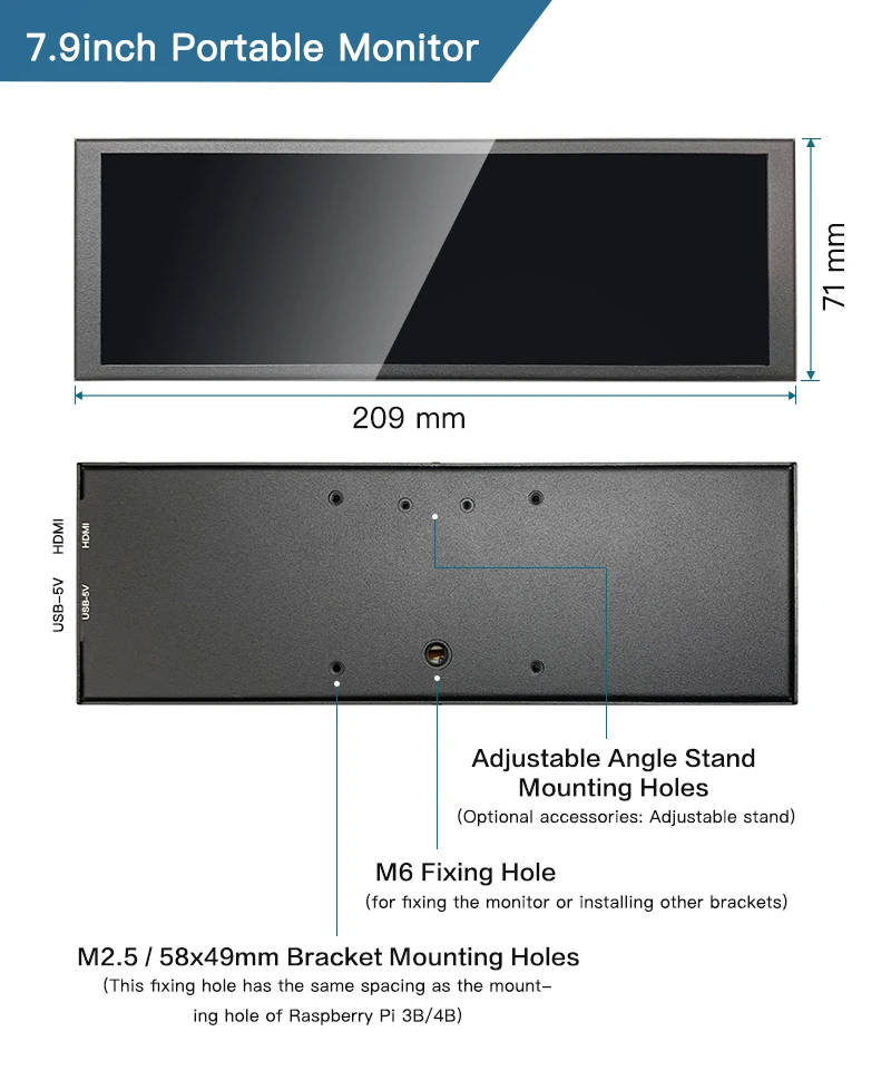 7.9ġ   ͺ   ˸ ޴ IPS ˸  400x1280 lcd 7.9ġ ÷ aida64  HDMI ġũ  CPU  ġũ 