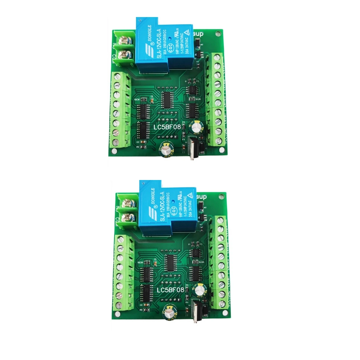 다기능 수위 펌프 주입 디스플레이 컨트롤러, 액체 센서 모듈, 자동 제어, 8 단계, DC 12V, 30A, LC5BF08
