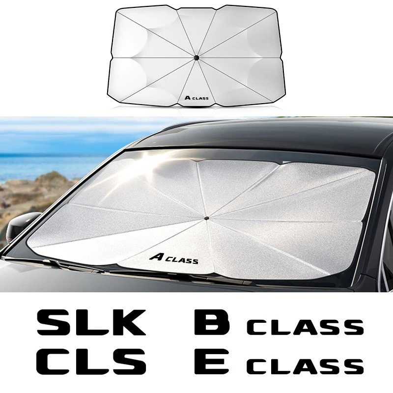 Car Windshield Sun Shades Umbrella For Mercedes Benz W124 W203 W204 A CLASS B CLASS C CLASS E