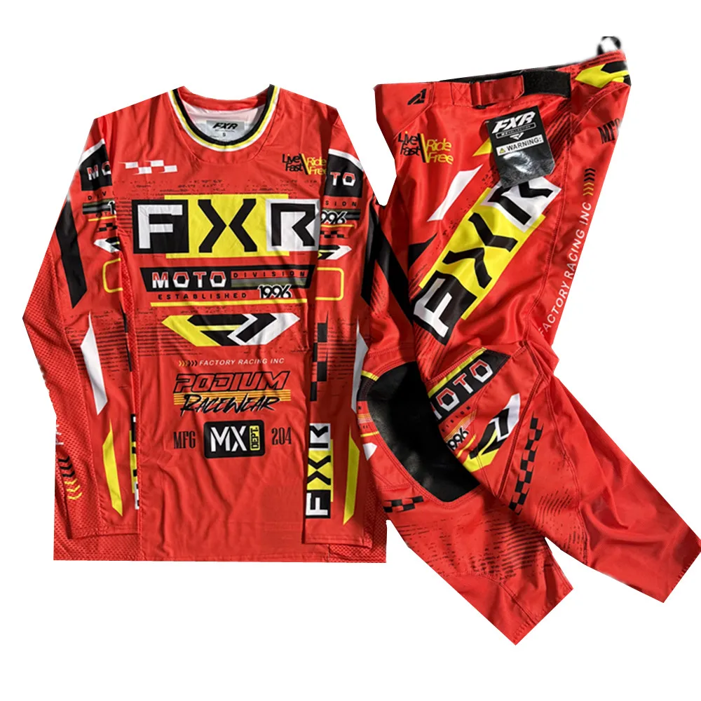 Combinaison MX/ATV FXR Podium - Maillot/pantalon Motocross - Taille S à XXXL