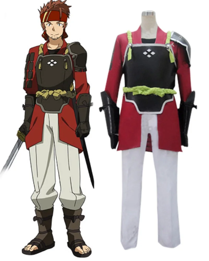 

Unisex Anime Cos Sword Art Online SAO Ryotaro Tsuboi Klein Cosplay Costumes Outfit Halloween Christmas Uniform Custom Size
