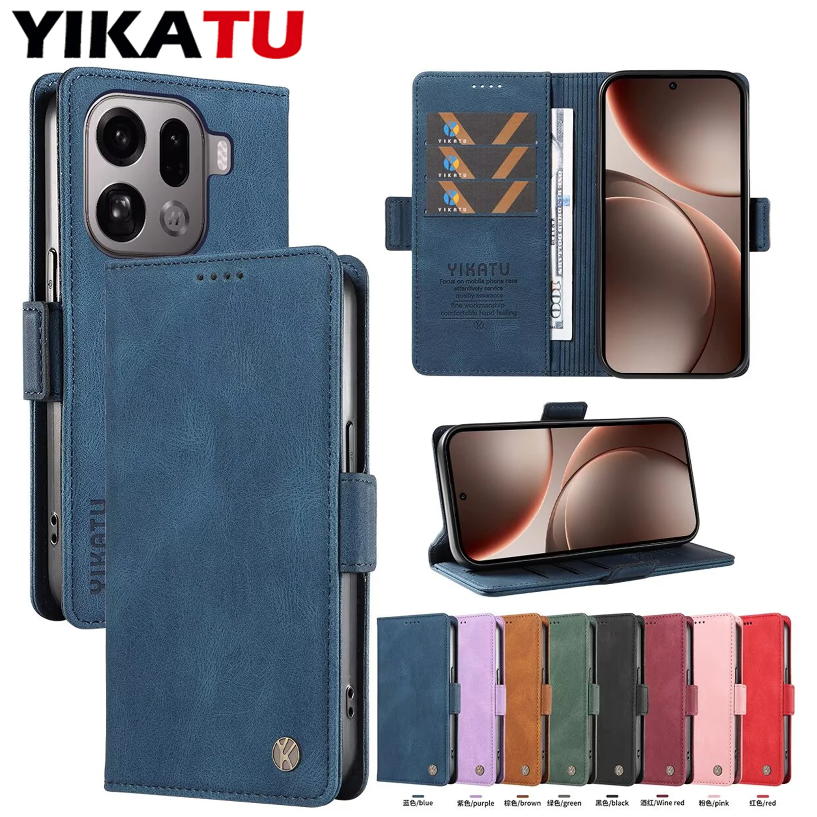 Leather Wallet Case - Durable, Stylish & Functional Phone Cover