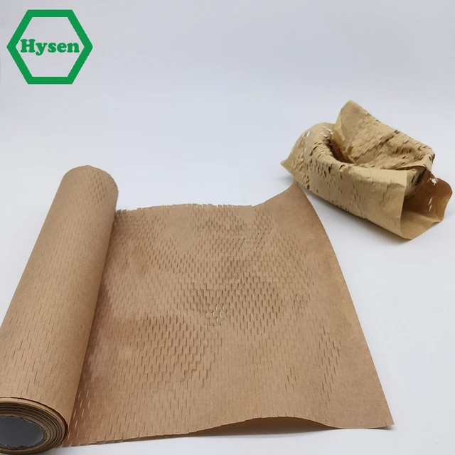 Honeycomb Cushioning Packing Paper, Brown Wrapping Paper Roll for Packing -  AliExpress