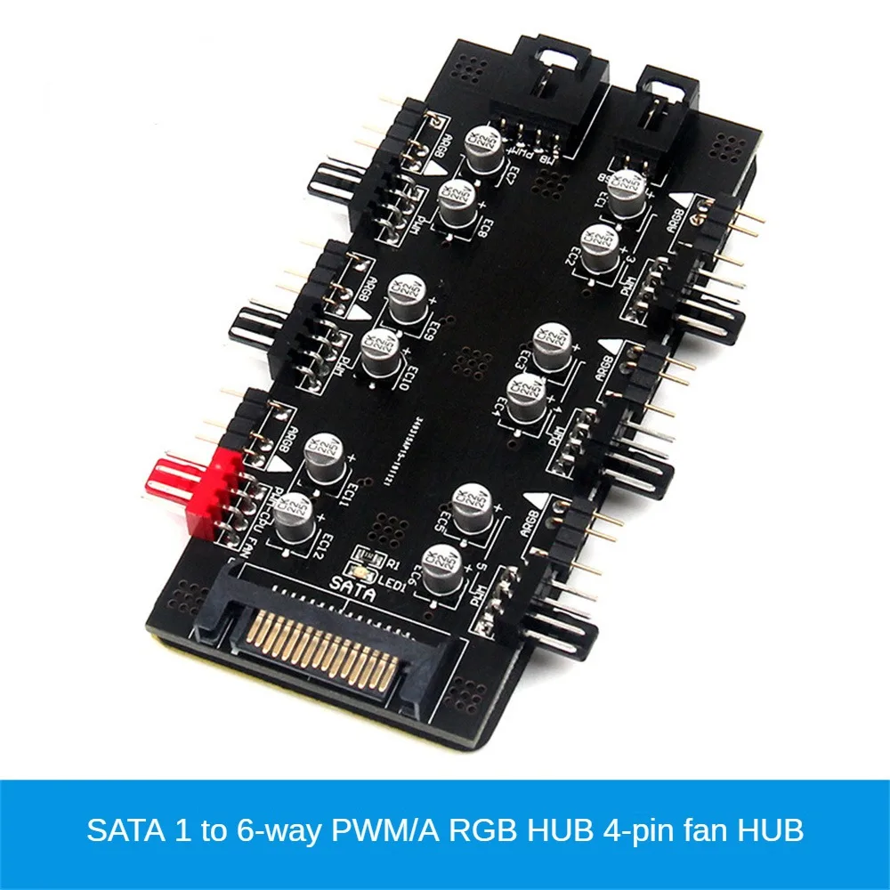 

Достаточный интерфейс, контроллер скорости, практичный Кабельный адаптер для надежной фиксации, Rgb-хаб, компьютерный кабель и соединитель вентилятора