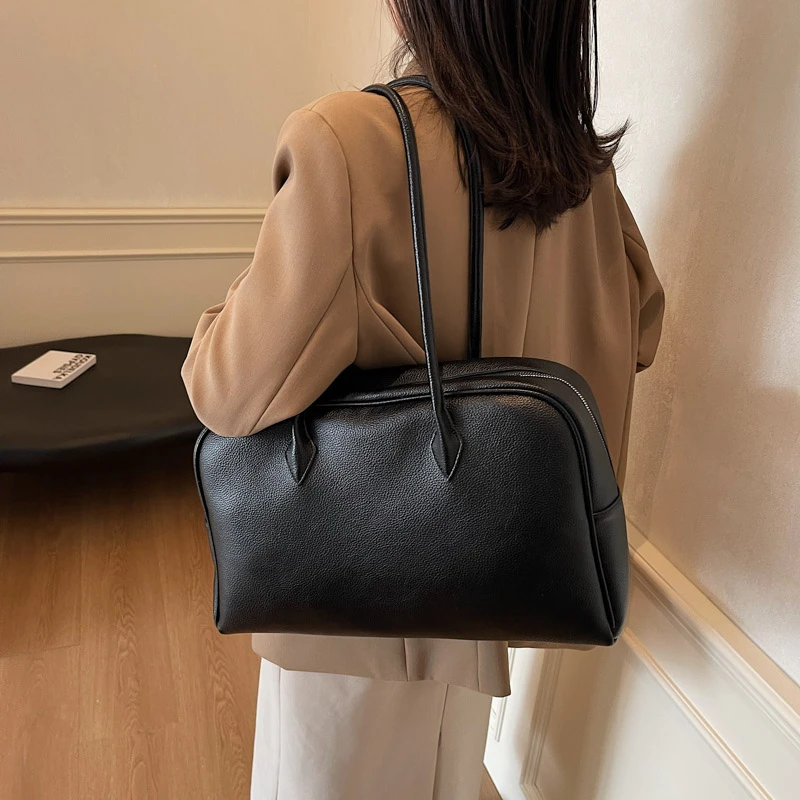 Umhängetaschen mit großer Kapazität, Business-Pendeltasche, 2025, hochwertige Taschen für Damen, Reißverschluss, Pu-Damenhandtaschen, Reisetasche – Detail 12