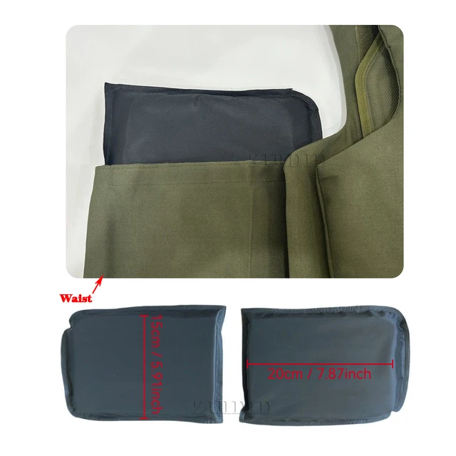 Soft Armor Panel NIJIIIA UHMWPE Front Chest Waist And Back Protection Body Armor Inserts Bulletproof Plate 2