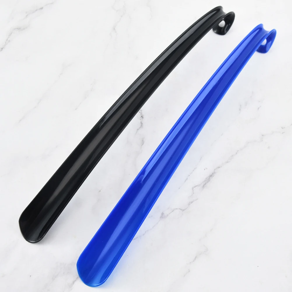 Plastic Shoe Horn Plastic Extra Long Shoehorn Hotel Household Shoe Wearer Shoes Lifter Shoes Spoon Lazy Does Not Bend Shoe Draw Helper Spoon