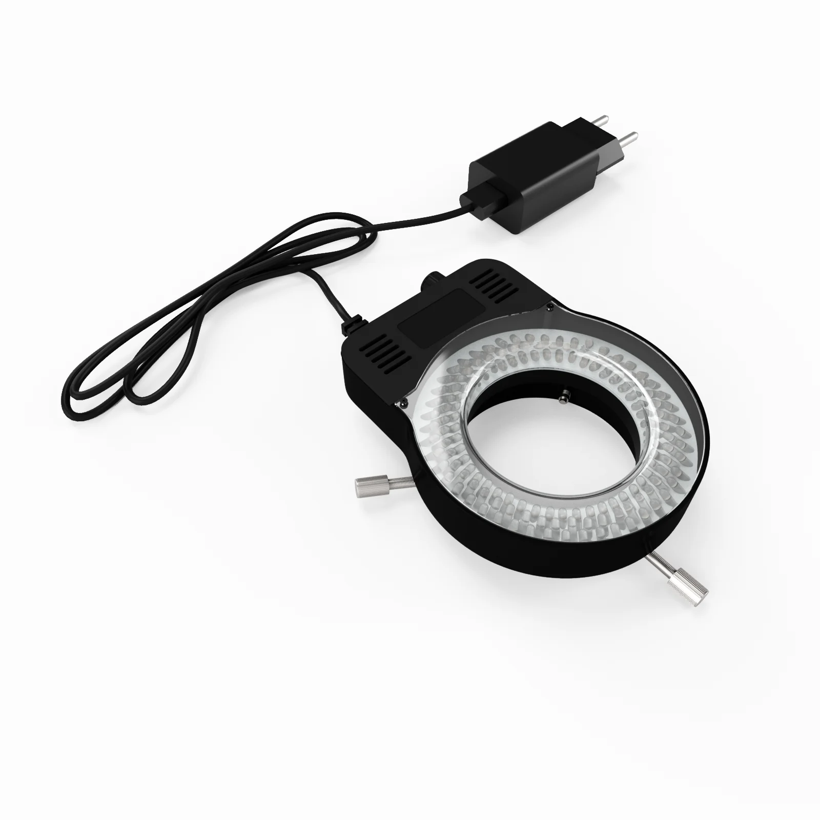 RF4 Microscope Adjustable 144 LED Lighting Industrial Binocular Stereoscopic Lens Magnifying Glass Ring Light Source 4