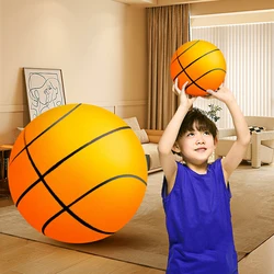 Wide Application Silent Basketball Indoor And Outdoor Play Safe PU PU Made Handleshh Bounce