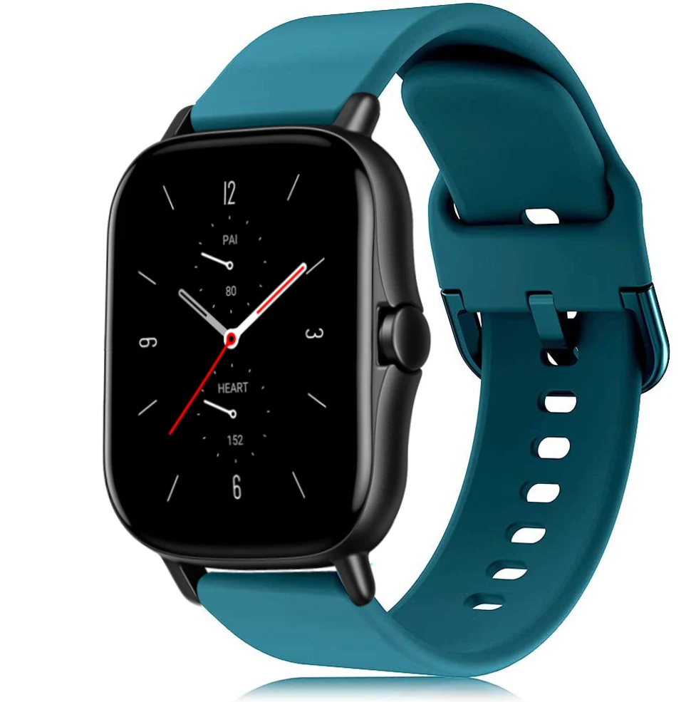 Versatile Silicone Smartwatch Band - 20mm/22mm