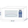 Impecca 1.6 cu. ft. Over-the-Range 30” Microwave 1000 Watts, with Surface Light, 2 Speed Vent System, Touchpad Controls 5