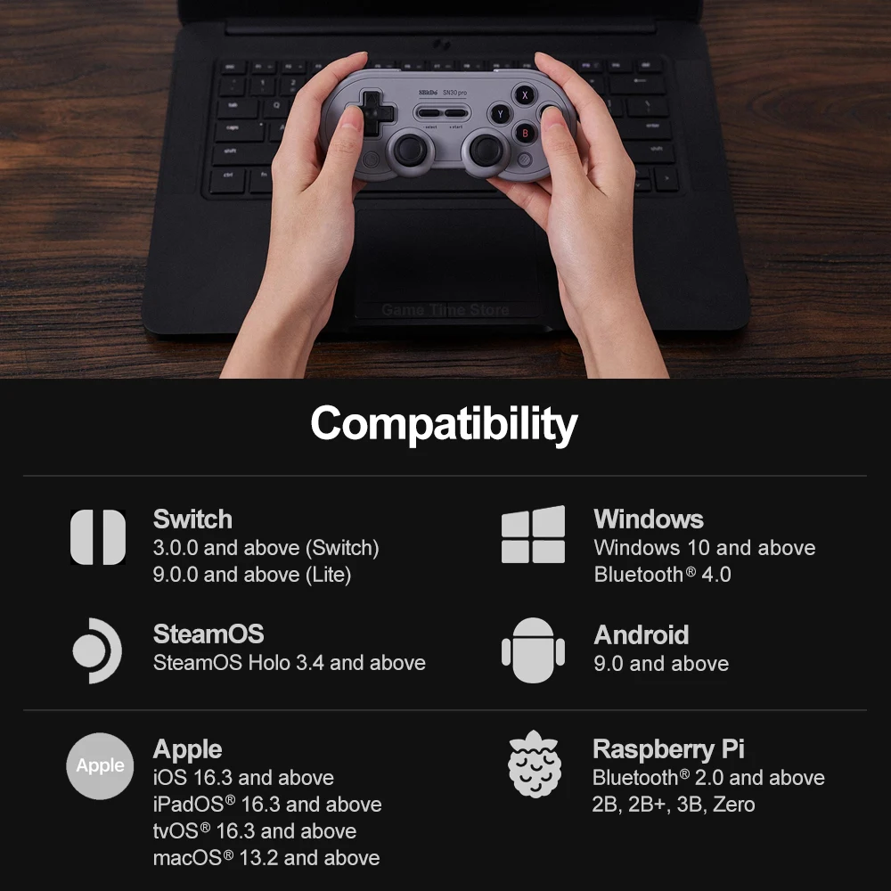 Nintendo Switch 8bitdo Sn30 Pro Wireless Sn30 Pro Connect To