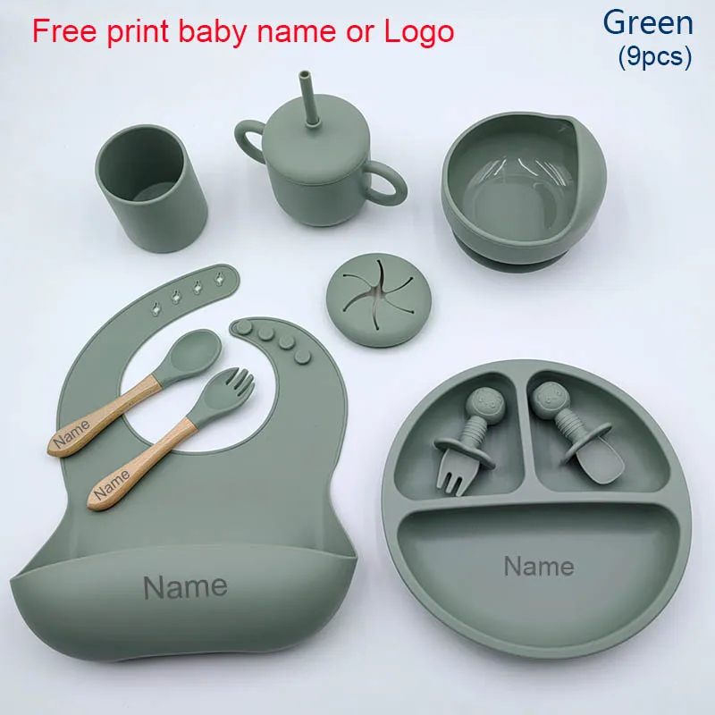 Green 9 Pcs