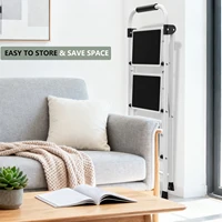 JHK 3 Step Ladder Folding Step Stool with Anti-Slip Pedal 330lbs Capacity Sturdy Steel Portable Heavy Duty Step Stool for Home 4