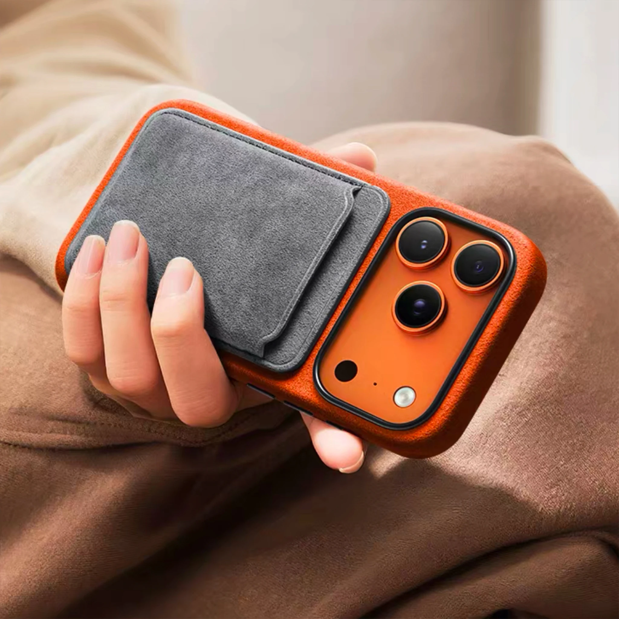 حافظة ألكانتارا مغناطيسية أصلية مستوردة من إيطاليا...