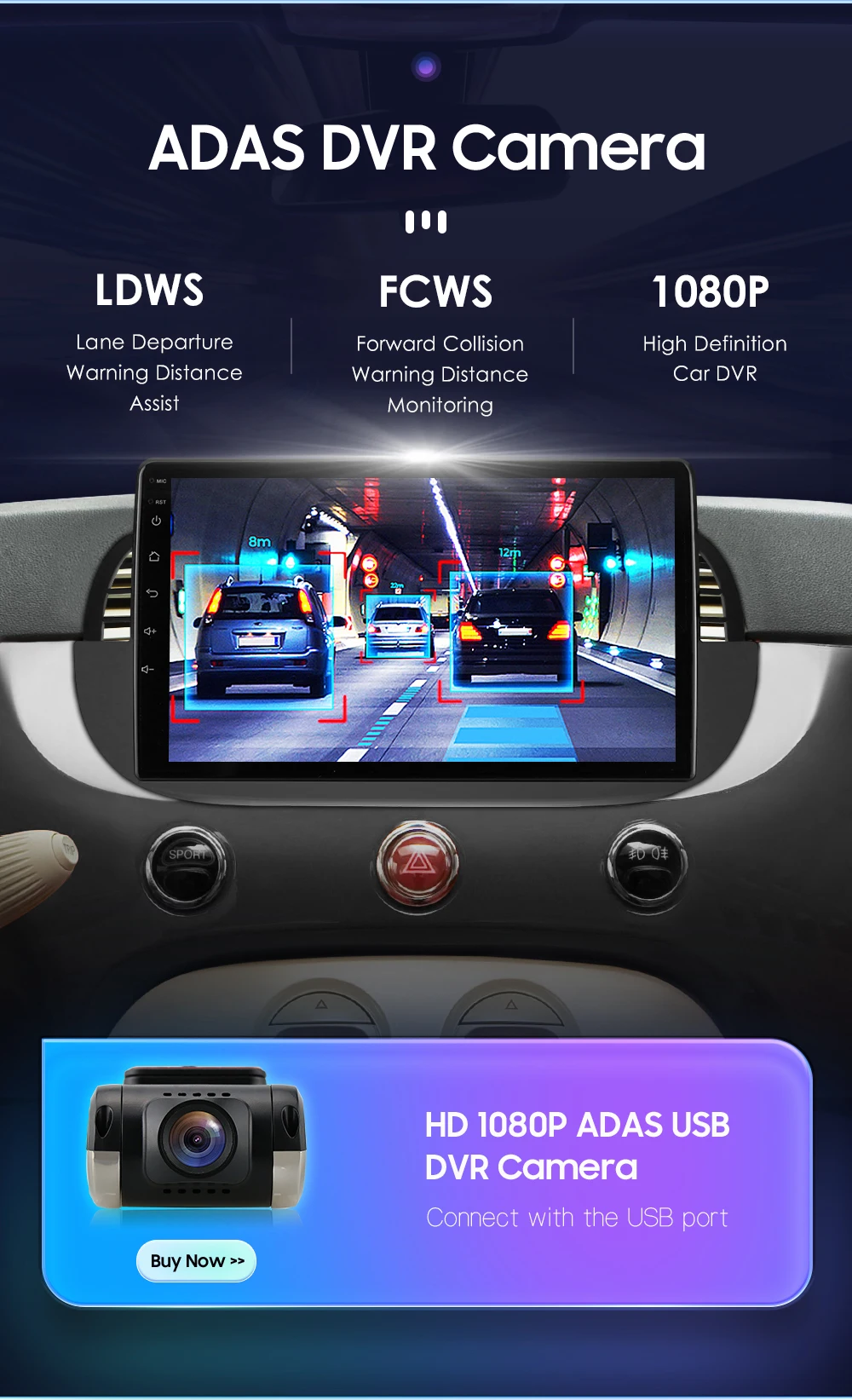 Auto Intelligente Systeme Android Auto Radio für Fiat 500 2007-2015 Carplay GPS Android Auto Multimedia 1DIN Player WIFI DSP stereo – Detail 30