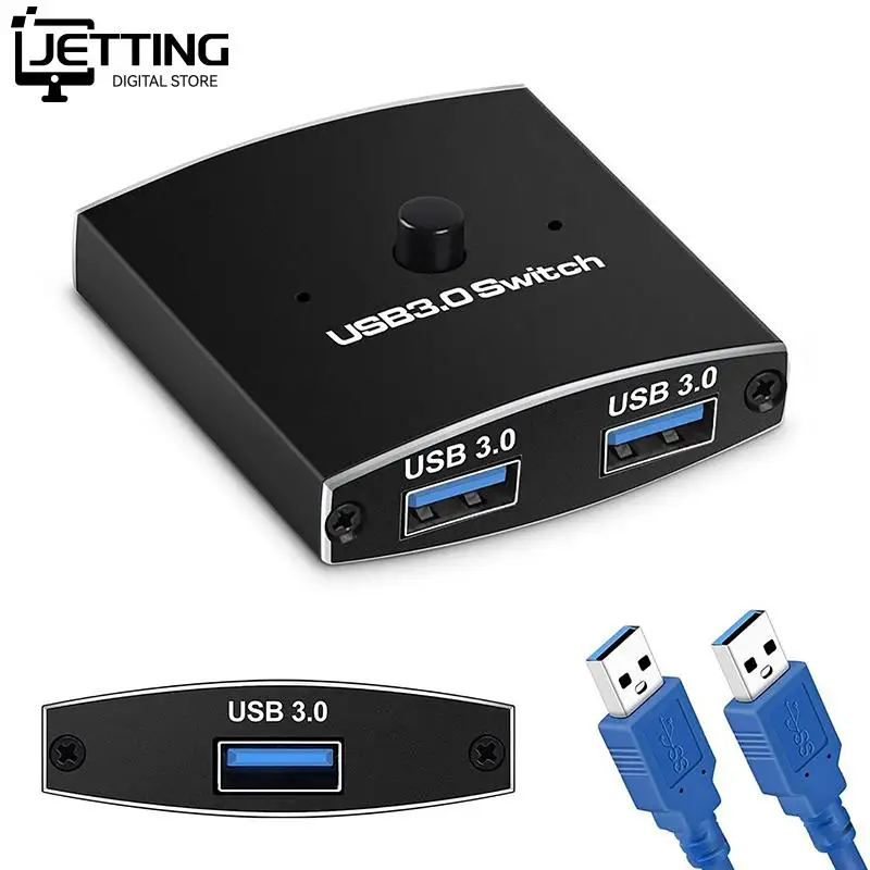 

USB 3,0 переключатель KVM переключатель 5 Гбит/с 2 в 1 выключатель USB 3,0 двухсторонний Sharer для принтера клавиатуры мыши