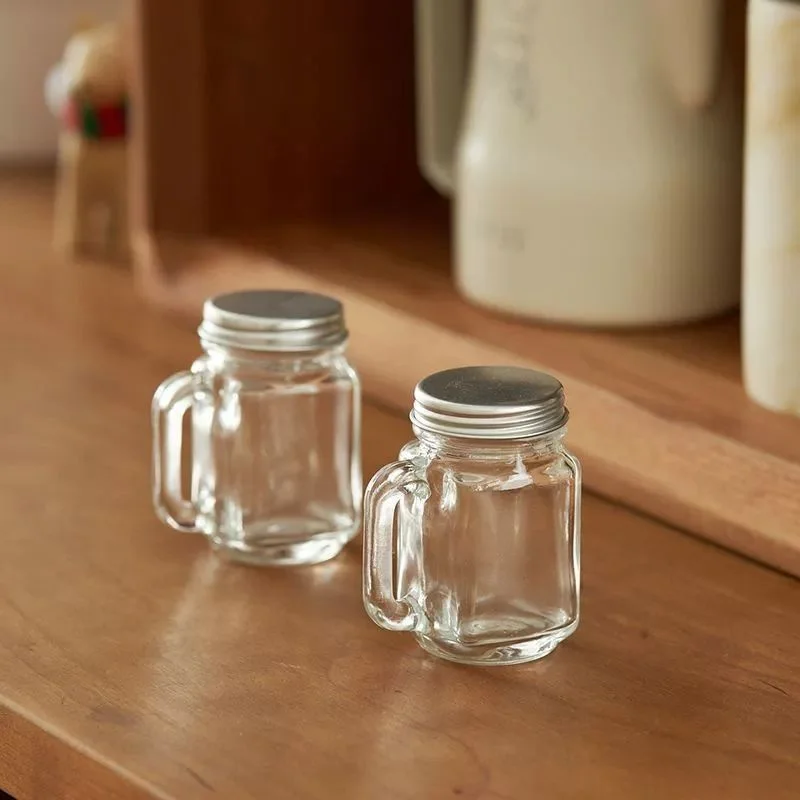 Glass Cup 35ML Mini Coffee Concentrate Sub-bottling Sealed Leakproof Bottle for Coffee Milk Honey