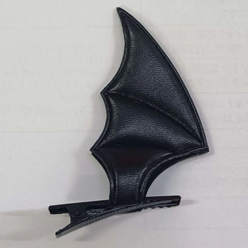 

A2ES Teenager Girl Adults Women Halloween Black Wing Hairclip Women Girl Haipin