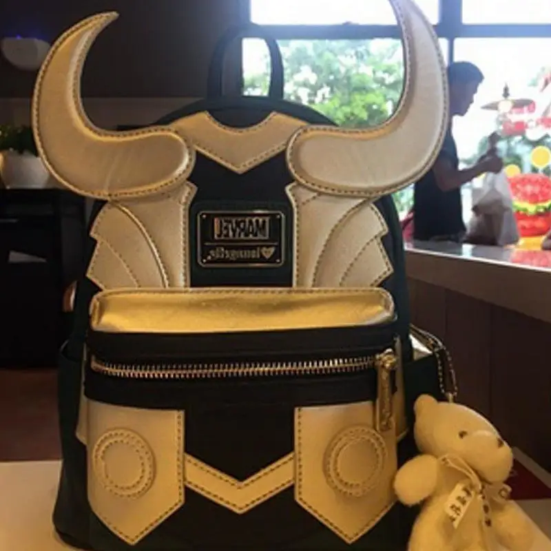 

Disney Kawaii Pu Leather Backpack Women The Avengers Loki Yoda Lady Bag Schoolbag Handbag christmas Gifts For Girl