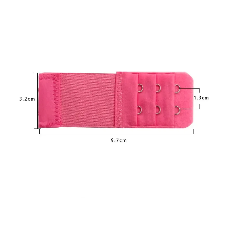 12 Colors 1Pc Women Bra Strap Extender 3 Rows 2 Hooks Bra Extenders Clasp Strap Sewing Tools Intimates Accessories bra extender