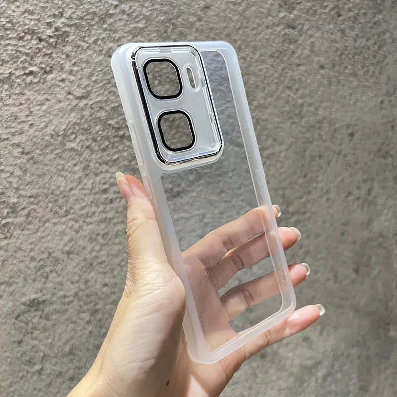 Shookproof Plating Silicone Back Cover