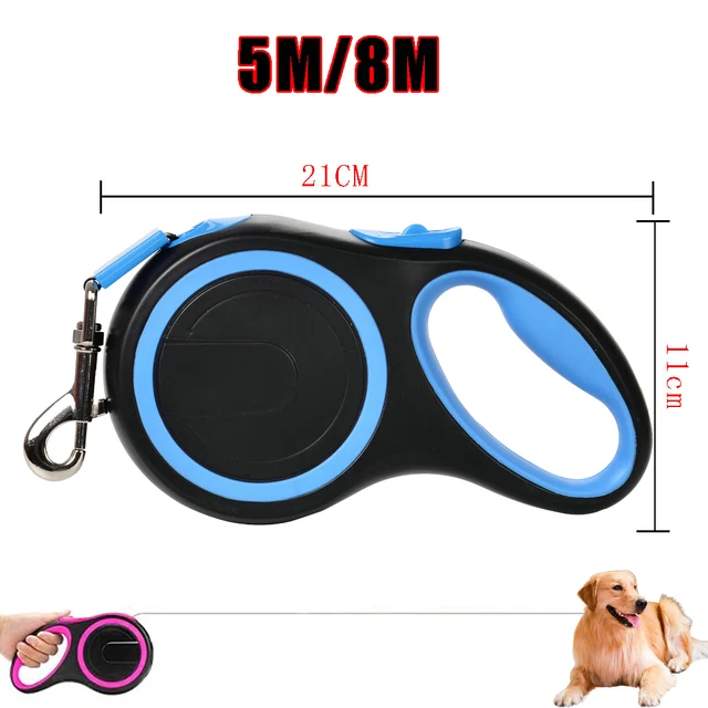 8 Meters Retractable Pet Dog Leash For Small Big Dogs Cats Hiking Running Puppy Traction Belt Labrodor Golden Retriever Product 6