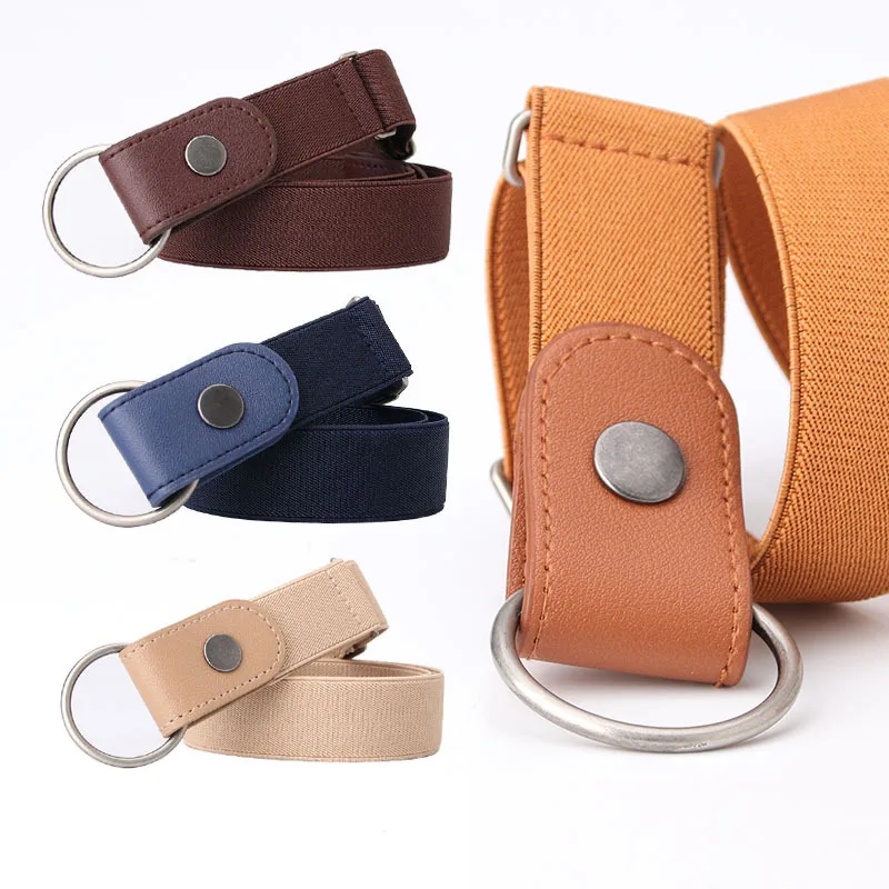 Versatile Fashion Trend Lazy Style Women's Belt Light Luxury Elegant Snap Button Women's Belt Clothing Accessories Holiday Gift