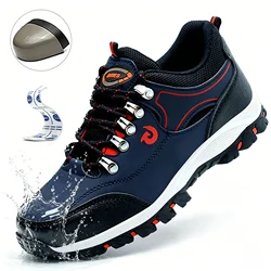 Unisex Puncture - Proof Breathable Steel Toe Safety Sneakers - Lightweight Summer Work Shoes - 45 (8161)