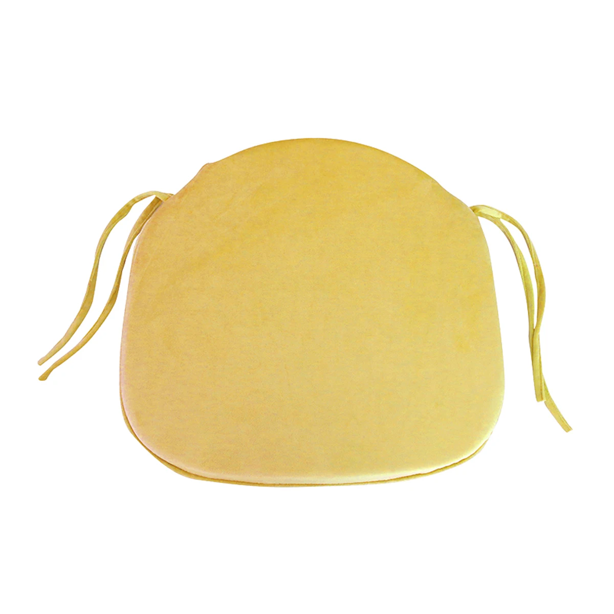 1Pc 현대 스타일 솔리드 컬러 벨벳 의자 쿠션 다이닝 의자에 대 한 넥타이 주방 다이닝 의자 패드 16.5x15 인치