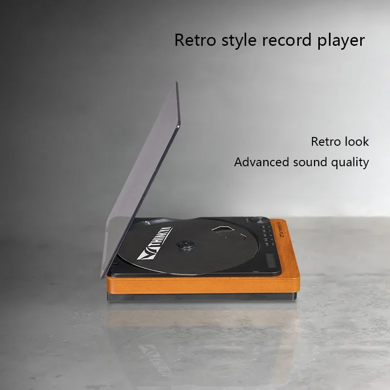CD Player Retro and Elegant Portable Home Audio Player Optical Fiber Output High-fidelity Lossless Audio Enthusiast CD portable cd player