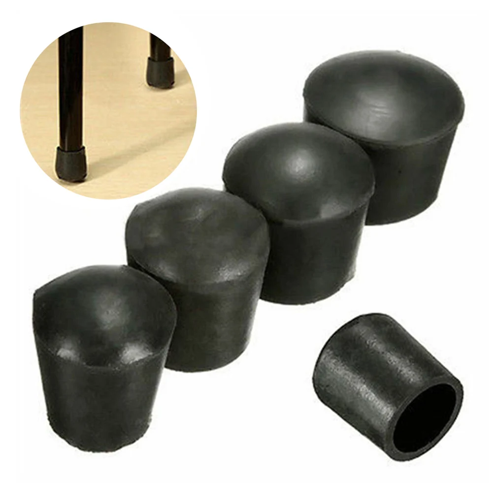 

4pcs/Set Chair Leg Caps Rubber Protector Cover Pads Anti Scratch Furniture Leveling Feet For Chair Table Furniture Leg