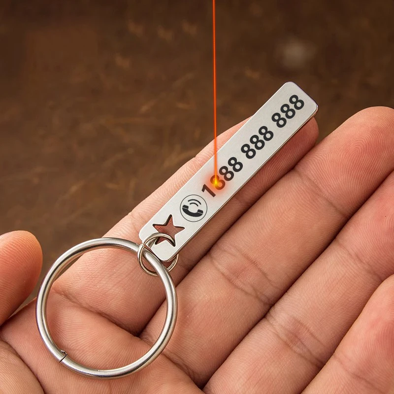 StainlessSteelAntilostPhoneMobileNumberNameTagCustomEngraved