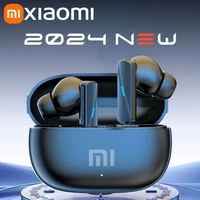 Xiaomi 2024 Original Wireless Bluetooth Earphones TWS Sports Headphones Earbuds Dual HD Mic Headset LED Display Gaming Earphones 1