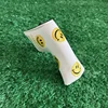 Golf Putter Headcover Smile Embroidery Straight Blade Putter Head Cover PU Protect Covers 6